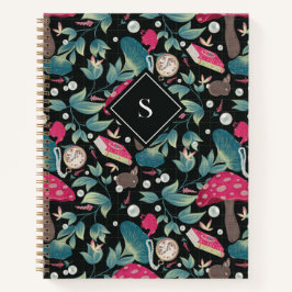 Cuaderno Cottagecore de color negro