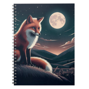 Cuaderno Cottagecore Floral Fox Gótico estético Chicas fore