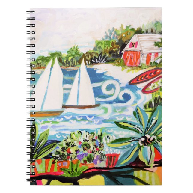 Cuaderno Cottaje Rojo de la Bahía II (Frente)