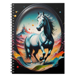 Cuaderno "Cotton Candy Horse" Art Spiral Notebook