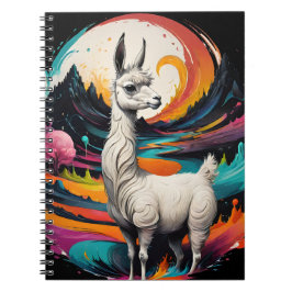Cuaderno "Cotton Candy Llama" Art Spiral Notebook