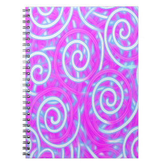 Cuaderno Cotton Candy Swirl Notebook – Pastel Aesthetic