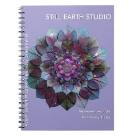 Cuaderno Council of Leaves | Mandala Art P&B