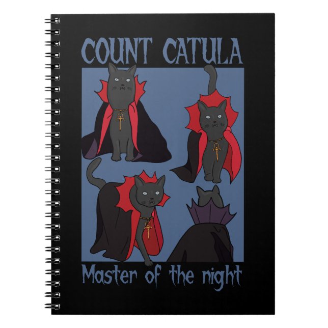 Cuaderno Count Catula Master of the Night (Frente)