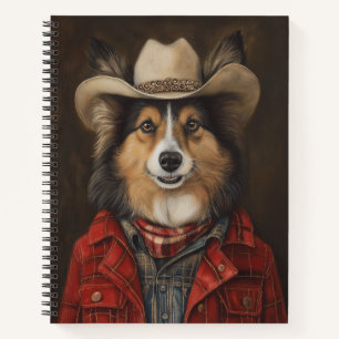 Cuaderno Country Cowboy Shetland Sheepdog   Sheltie