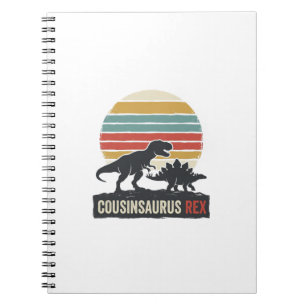 Cuaderno Cousinsaurus Rex Camiseta Divertida de Dinosaurio 