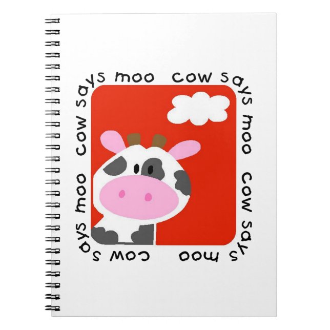 Cuaderno Cow Dice Moo (Frente)