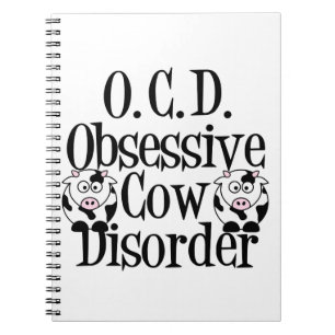 Cuaderno Cow divertida