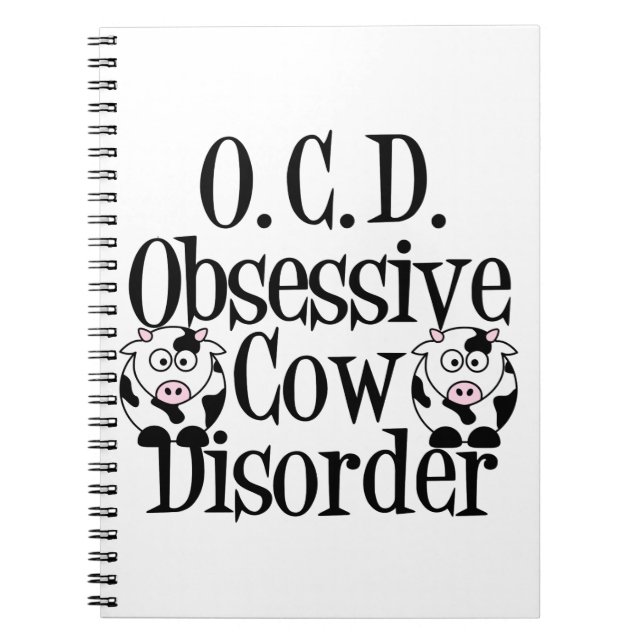 Cuaderno Cow divertida (Frente)