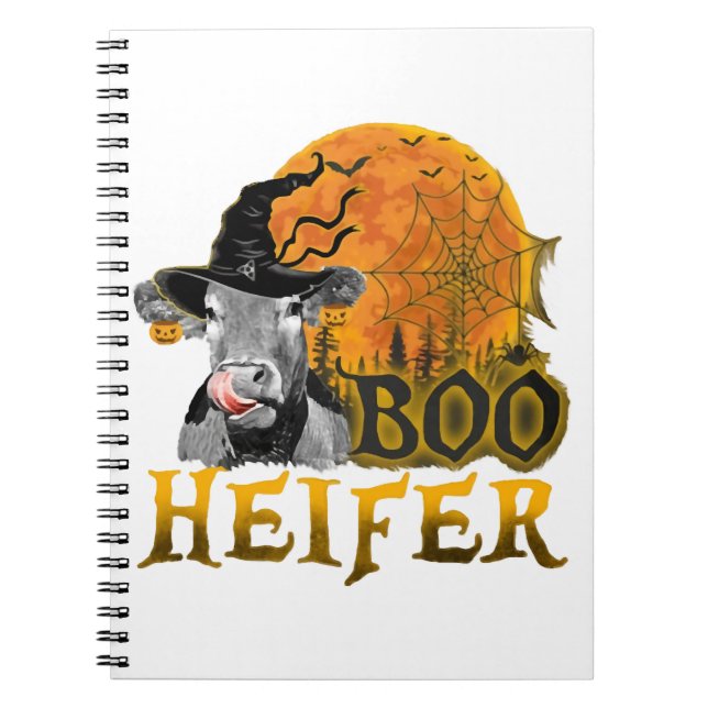 Cuaderno Cow Halloween (Frente)