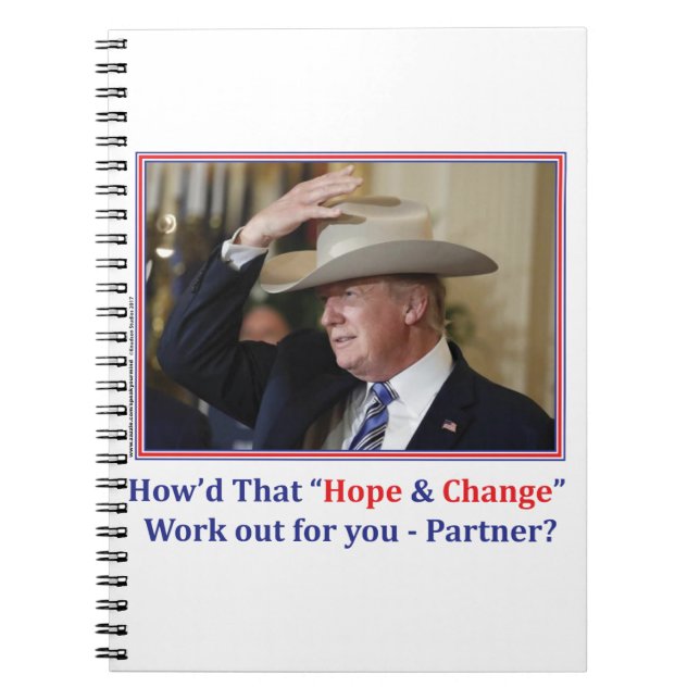 Cuaderno Cowboy President Trump (Frente)
