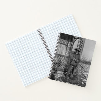 Cuaderno Cowboy Rancher de la antigua granja canadiense de 