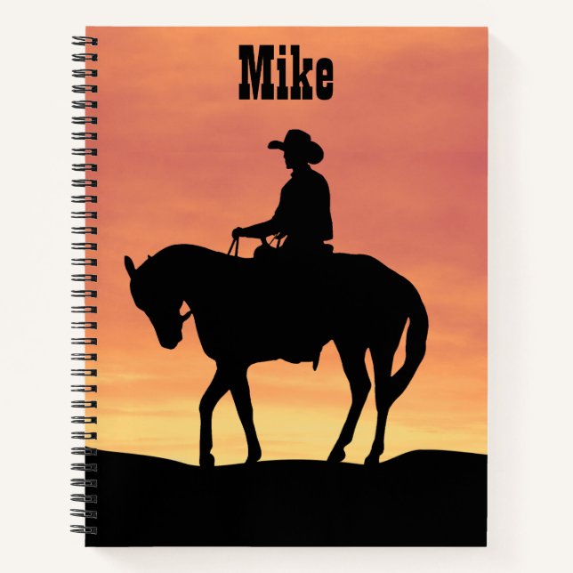 Cuaderno Cowboy Sunset (Anverso)