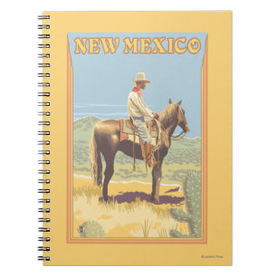 Cuaderno Cowboy (vista lateral) Nuevo México