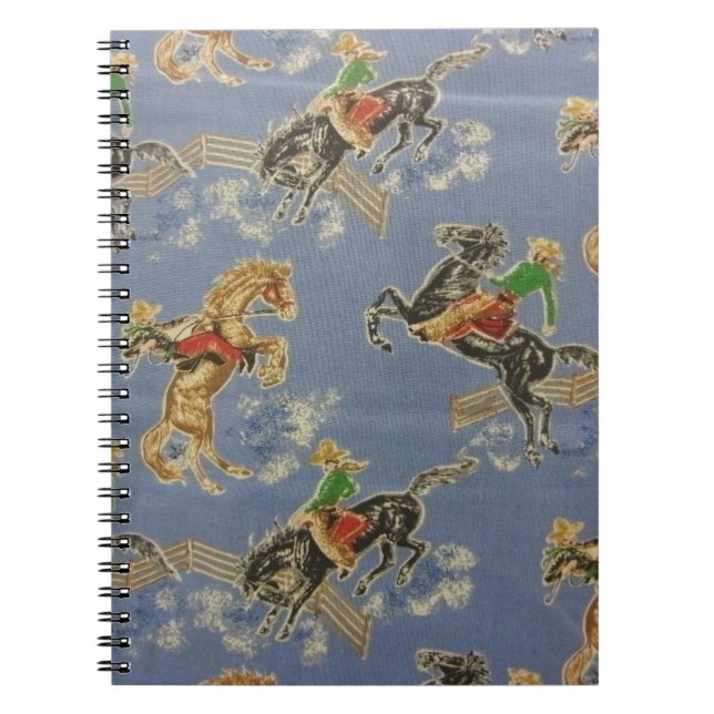 Cuaderno Cowgirl Bronc Rider (Frente)