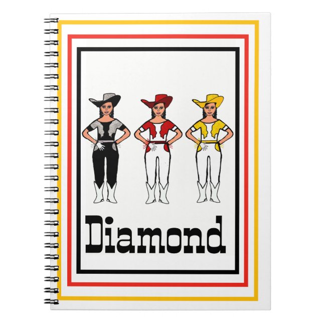 Cuaderno Cowgirl Dancer Red Notebook #2 (Frente)