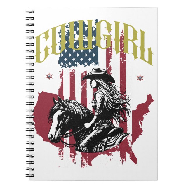 CUADERNO COWGIRL USA (Frente)