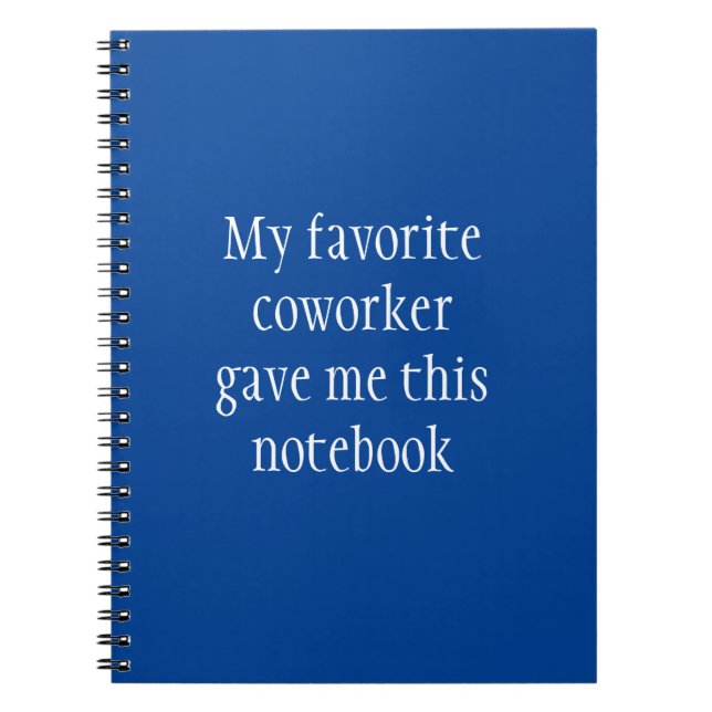 Cuaderno Coworker favorito me dio esto (Frente)