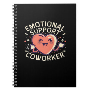 Cuaderno Coworker Funny Sloth y Cita de ayuda emocional