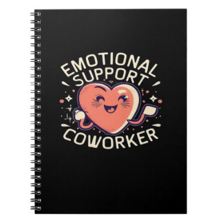 Cuaderno Coworker Funny Sloth y Cita de ayuda emocional