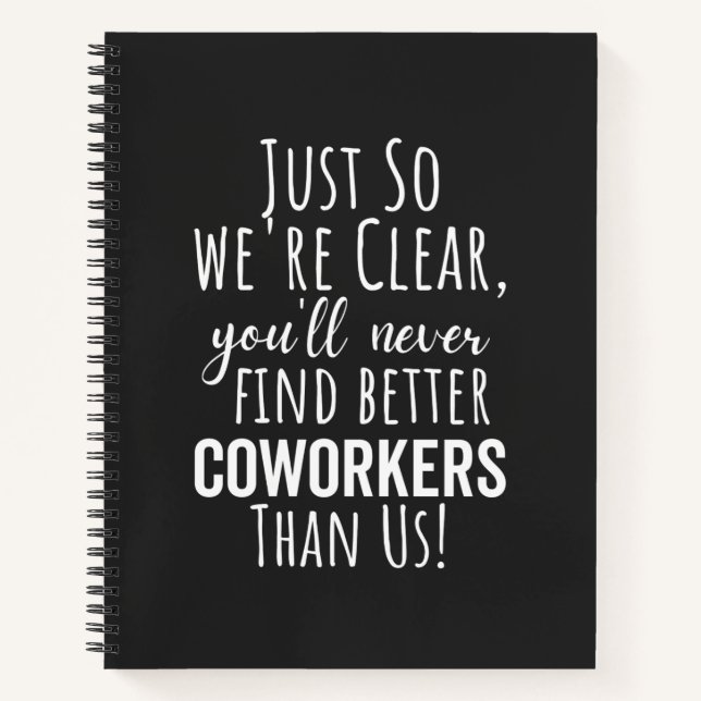 Cuaderno Coworker Goodbye | Traslado de trabajadores | Sali (Anverso)