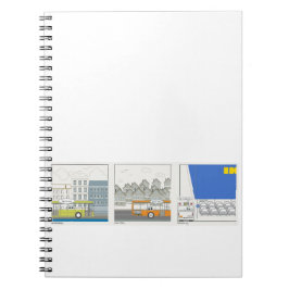 Cuaderno Coworker llamando a bloc de notas en espiral