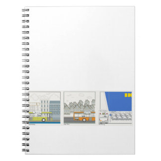 Cuaderno Coworker llamando a bloc de notas en espiral