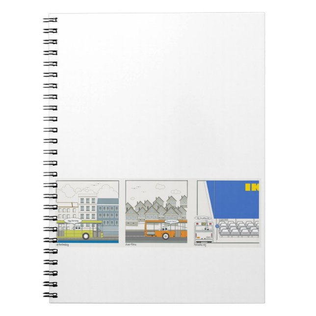 Cuaderno Coworker llamando a bloc de notas en espiral (Frente)