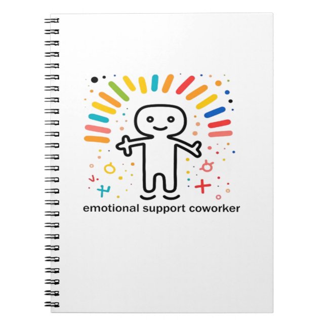 Cuaderno Coworker Viral de Ayuda Emocional (Frente)