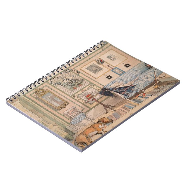 Cuaderno Cozy Corner (por Carl Larsson) (Lado Izquierdo)
