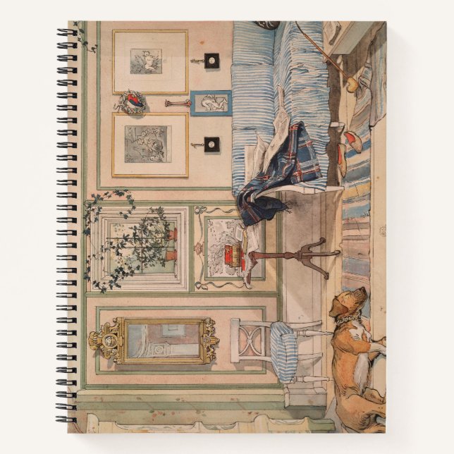 Cuaderno Cozy Corner (por Carl Larsson) (Anverso)