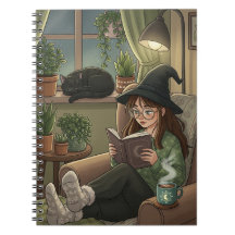 Cozy Nook de lectura otoñal - Té de libros de gato