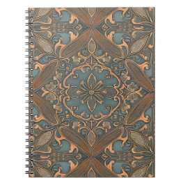 Cuaderno Cozy old pattern