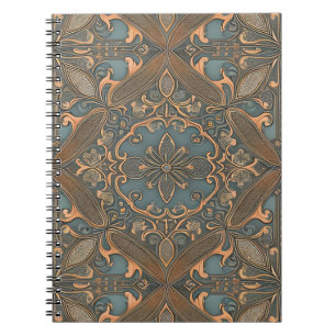 Cuaderno Cozy old pattern