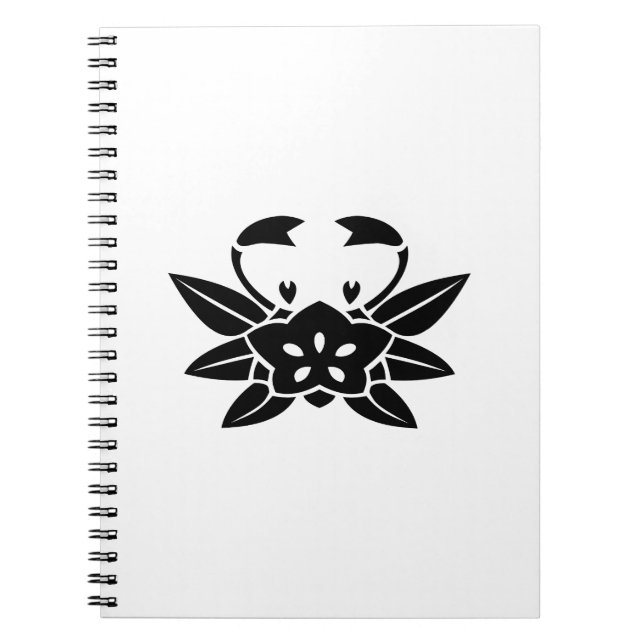 Cuaderno Crab-shaped gentian (Frente)