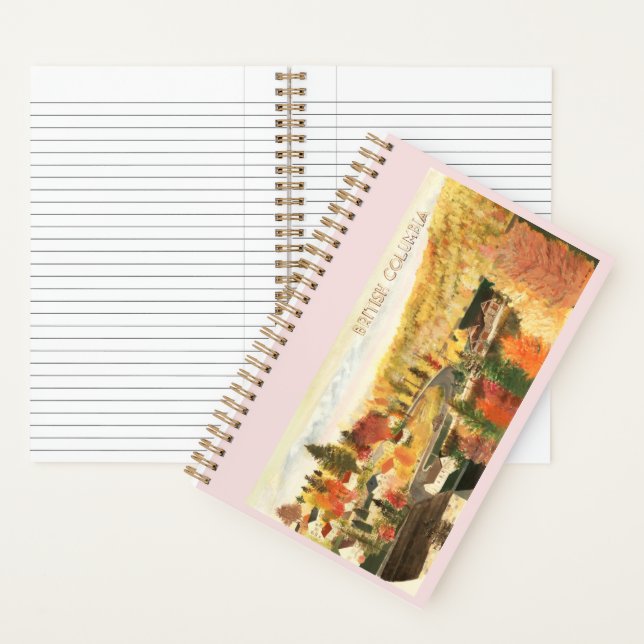 Cuaderno Cranbrook BC Canada pintura Notebook (Interior)