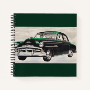Cuaderno Cranbrook de Plymouth verde de 1951