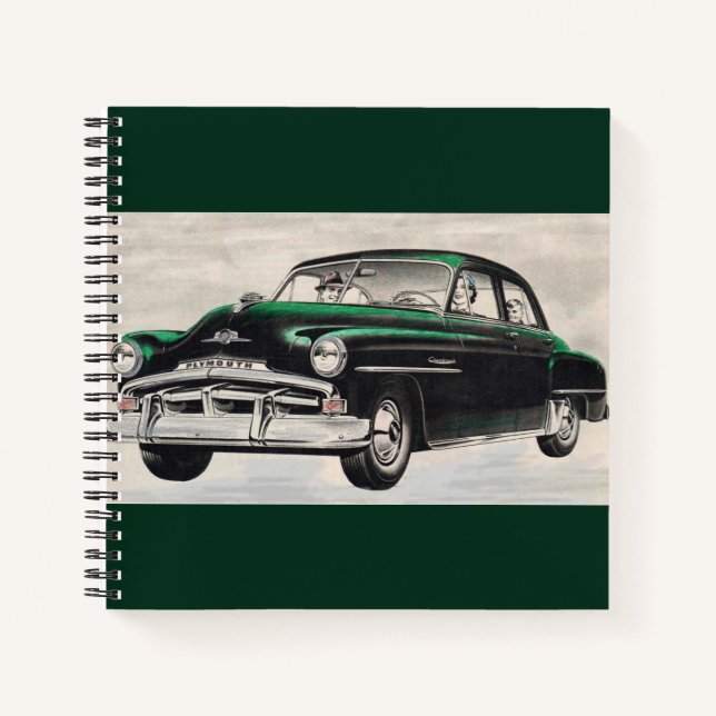 Cuaderno Cranbrook de Plymouth verde de 1951 (Anverso)