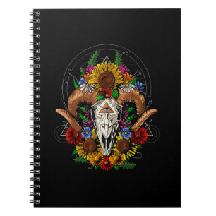 Cuaderno Cráneo de cabra Sicrólido