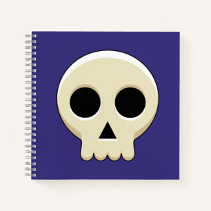 Cuaderno Cráneo de Gótico Cute Kawaii