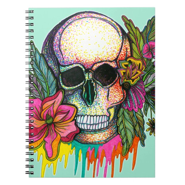 Cuaderno Cráneo de la flor (Frente)