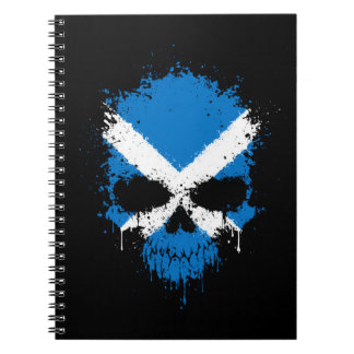 Cuaderno Cráneo de la salpicadura del goteo de Escocia