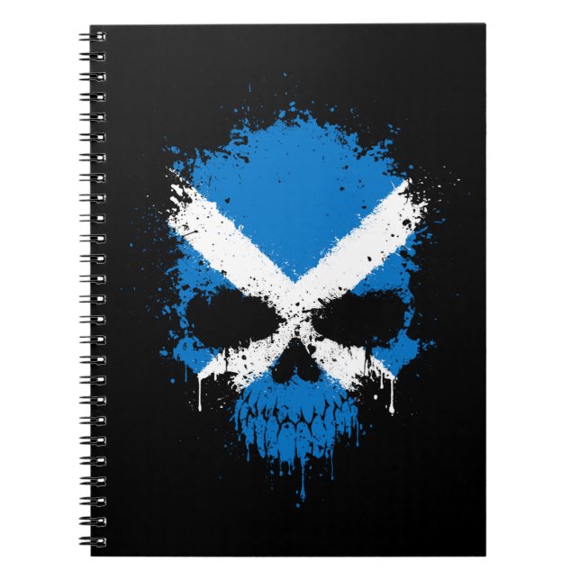 Cuaderno Cráneo de la salpicadura del goteo de Escocia (Frente)