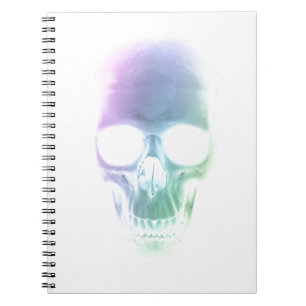 Cuaderno Cráneo del arco iris - fondo de encargo