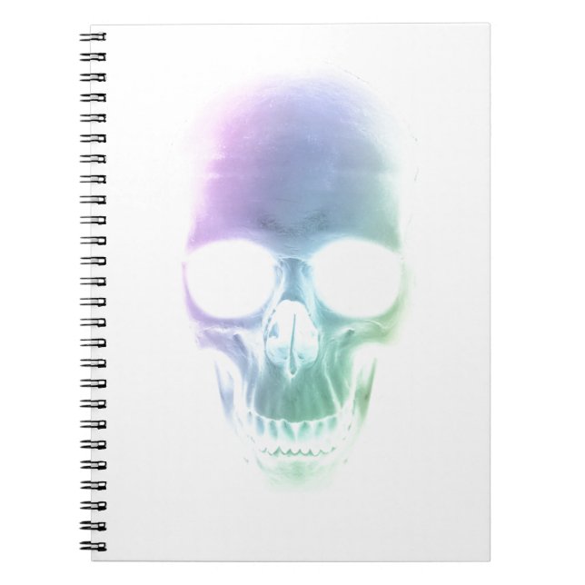 Cuaderno Cráneo del arco iris - fondo de encargo (Frente)