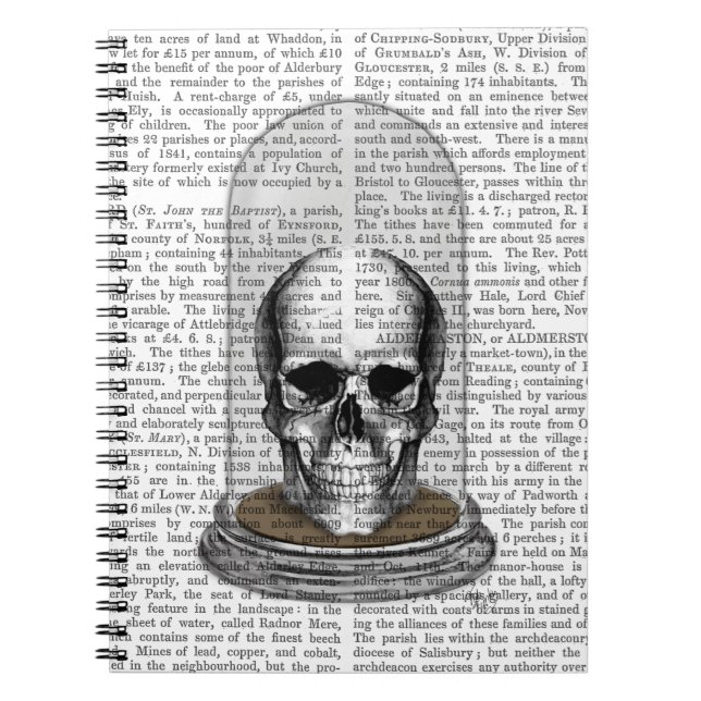 Cuaderno Cráneo En Bell Jar 2 (Frente)
