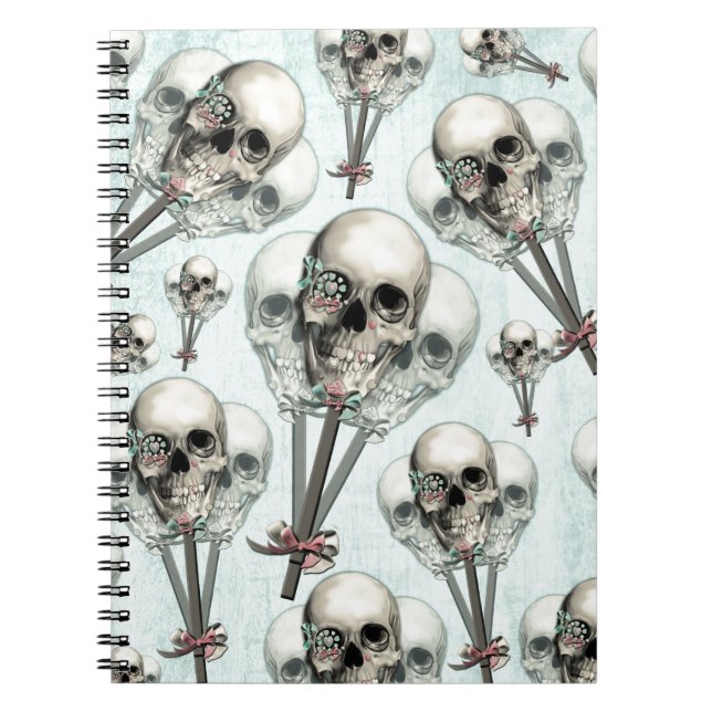 Cuaderno Cráneo eternamente dulce del lollipop (Frente)