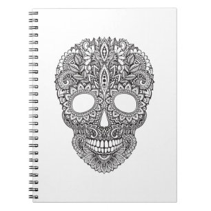 Cuaderno Cráneo humano inspirado