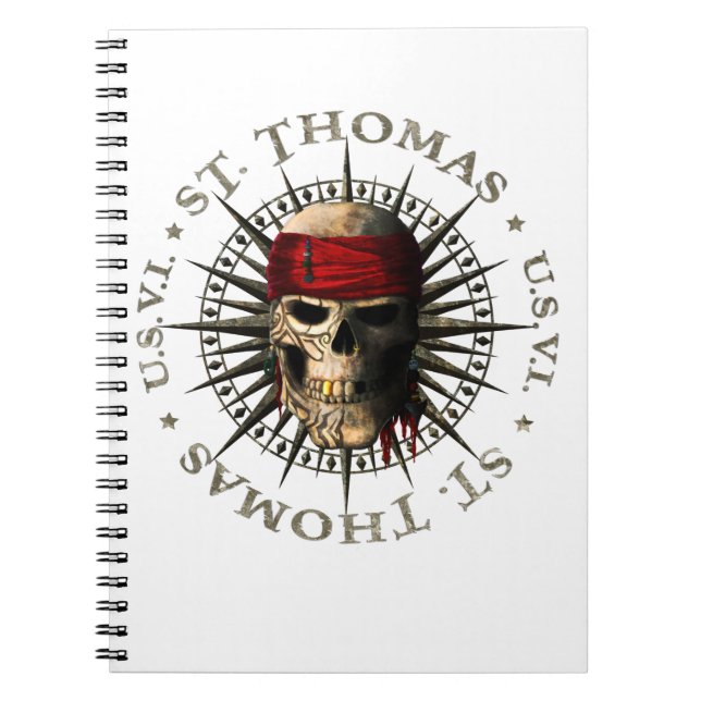 Cuaderno Cráneo pirata de Santo Tomás (Frente)