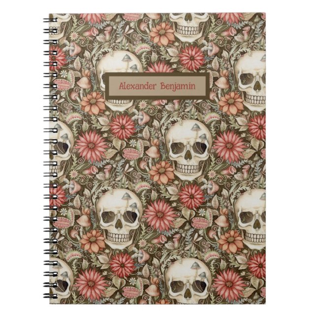 Cuaderno Cráneo rosa (Frente)